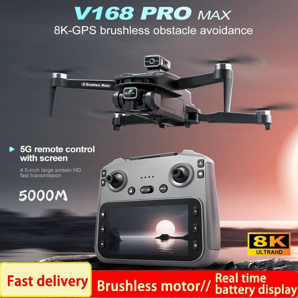 Drone Gps Mount - 2025 V168 Pro MAX GPS Drone