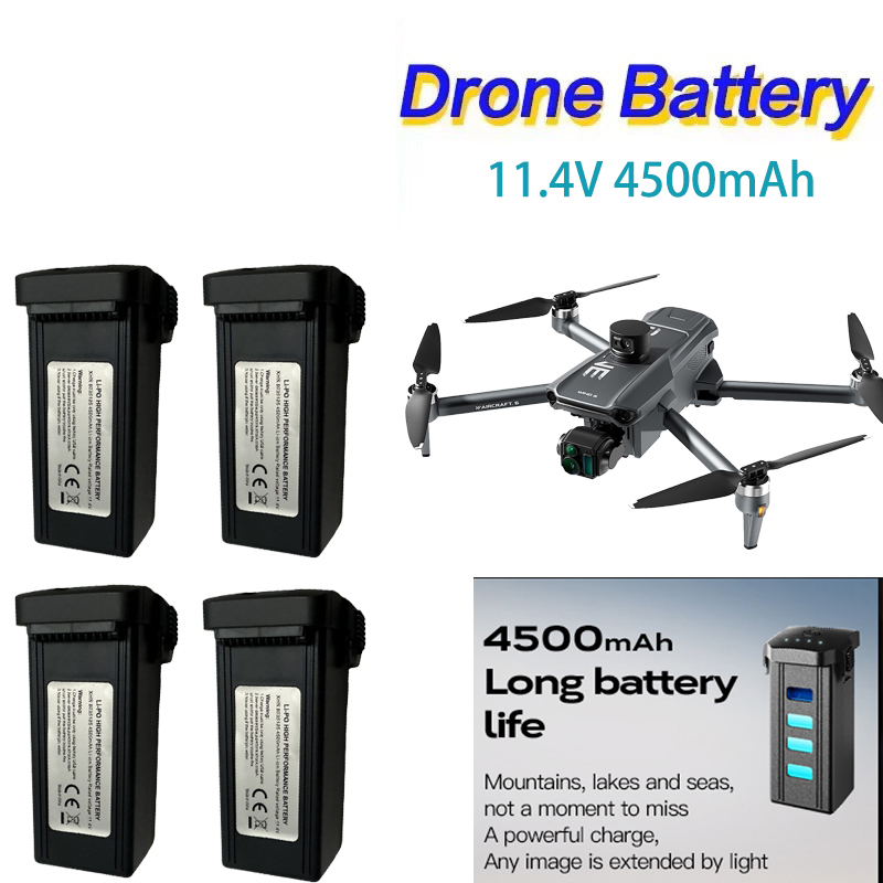 Drone Gps Mount - Batteria Lipo intelligente da 11,4 V
