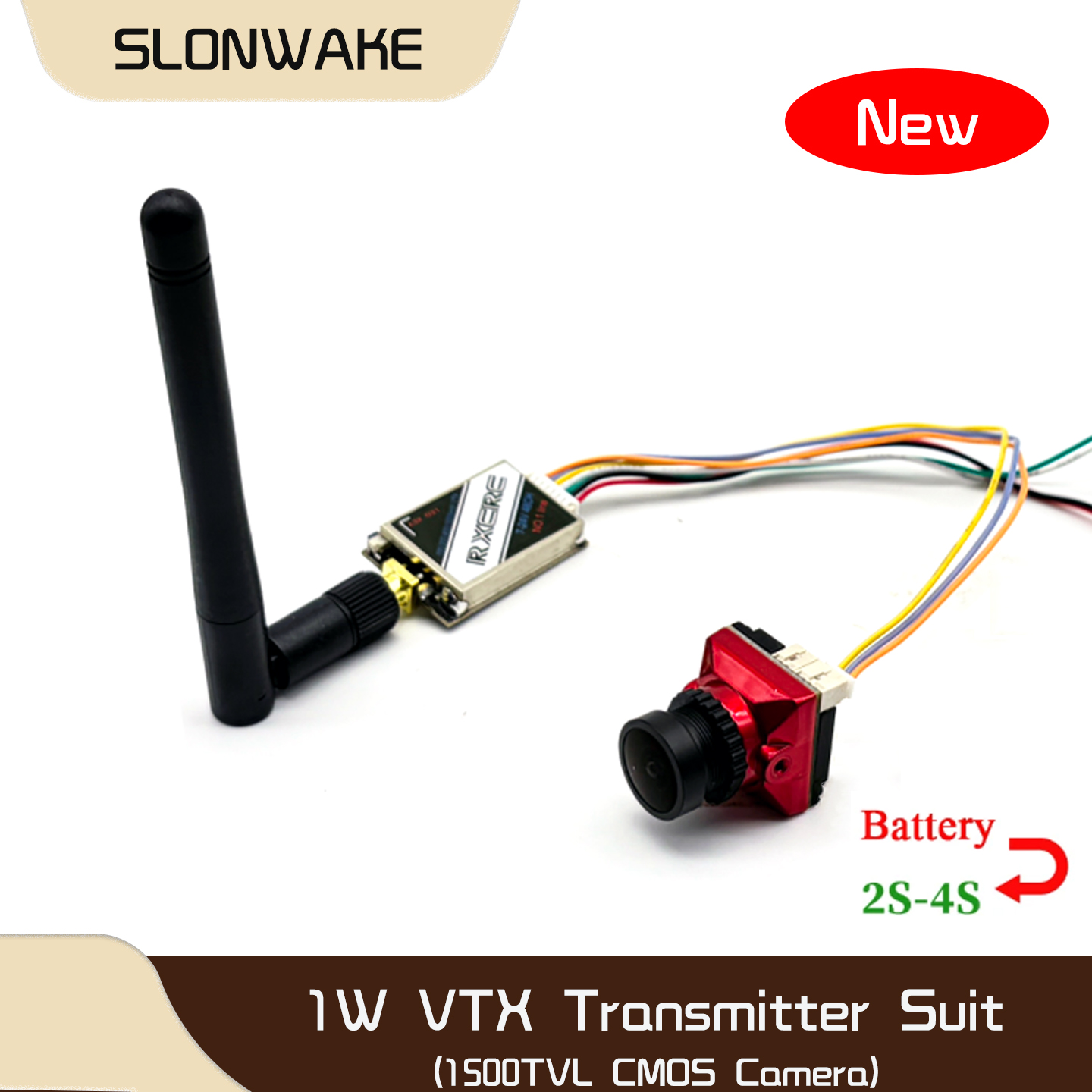 Drone Frame - SLONWAKE Trasmettitore Video Regolabile 5.8G 48CH