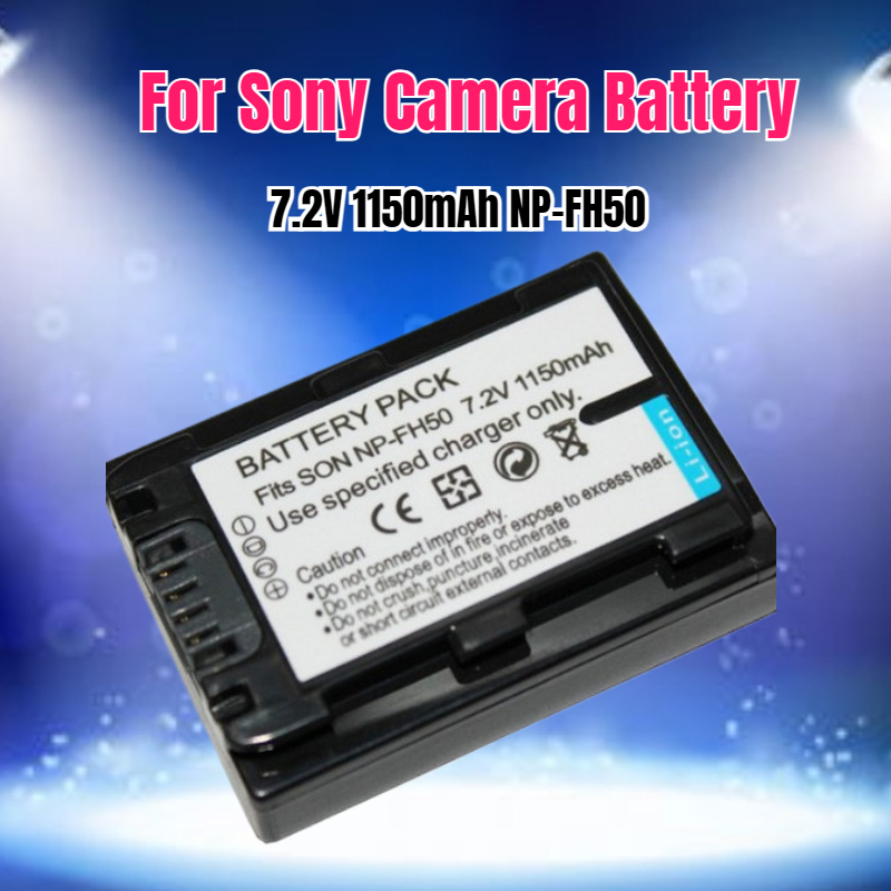 Drone Camera - Batteria per fotocamera NP-FH50 da 7,2