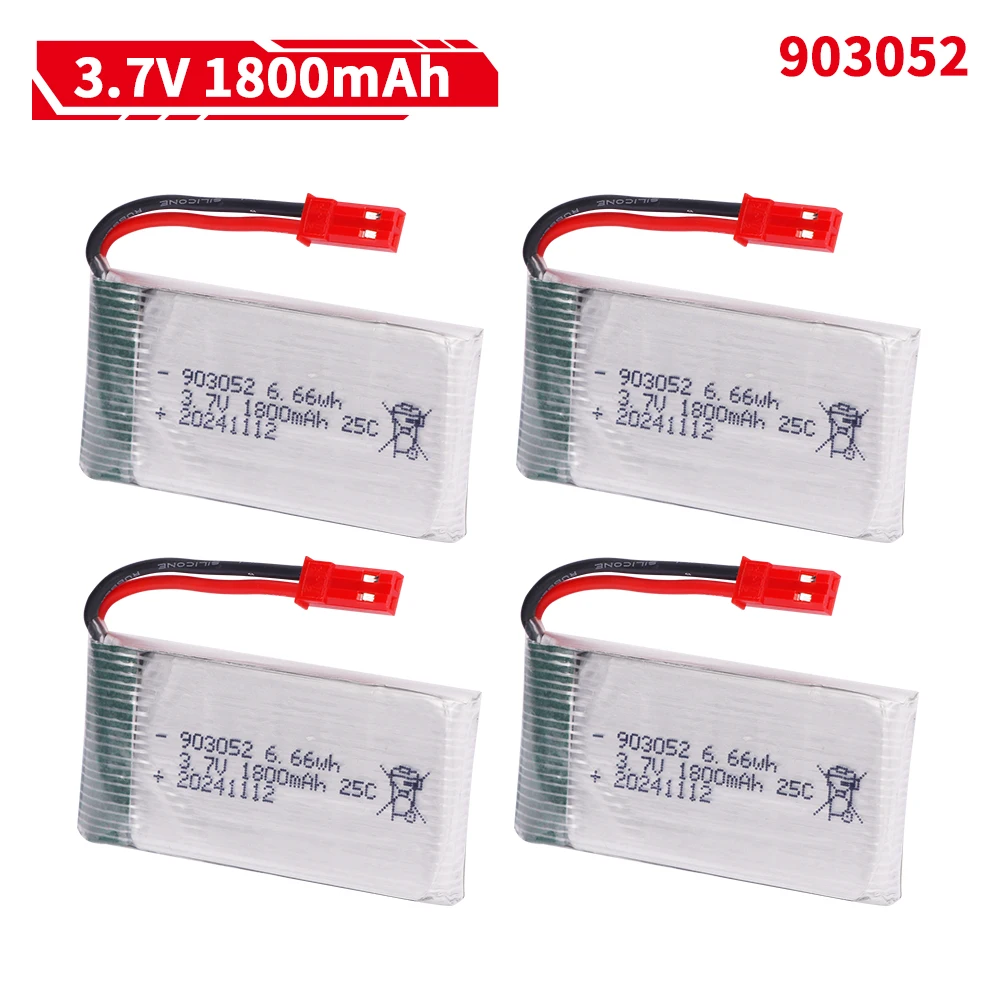 Drone Charger - 3.7V 1800mAh 903052 Batteria lipo Spina
