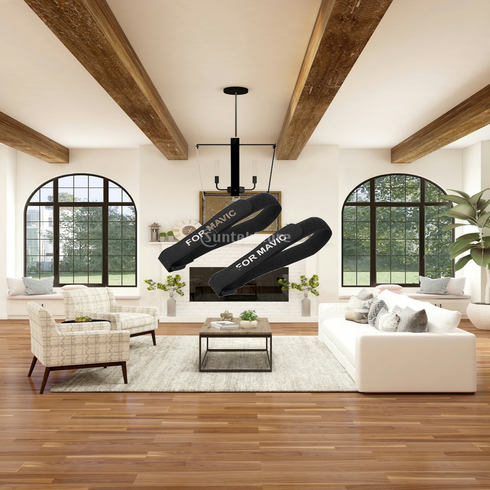 Drone Battery Strap - Clip di Fissaggio Elica Nera in