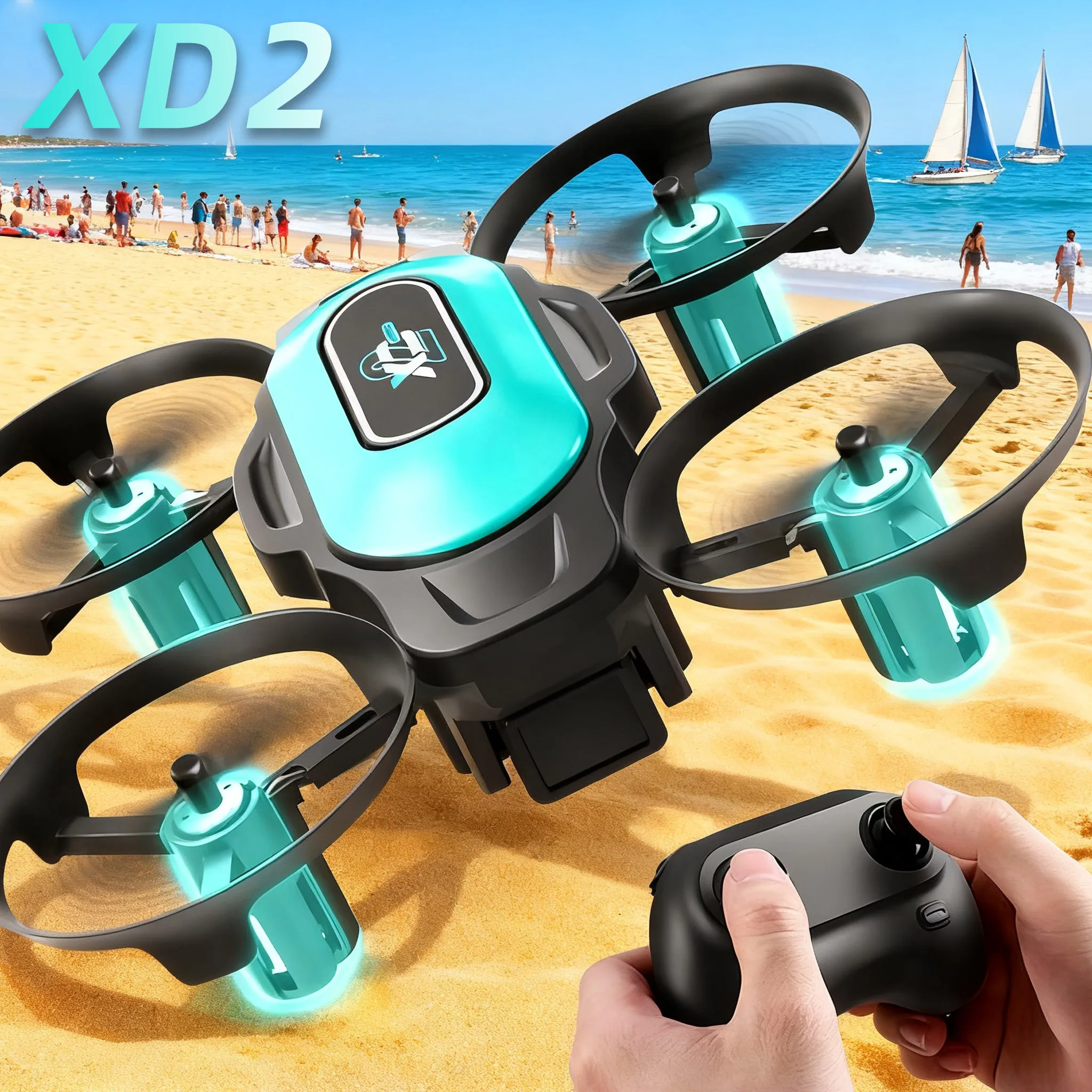 Mini Drone XD2, 360 °   Acroba - Drone Led Light recensione e prezzo