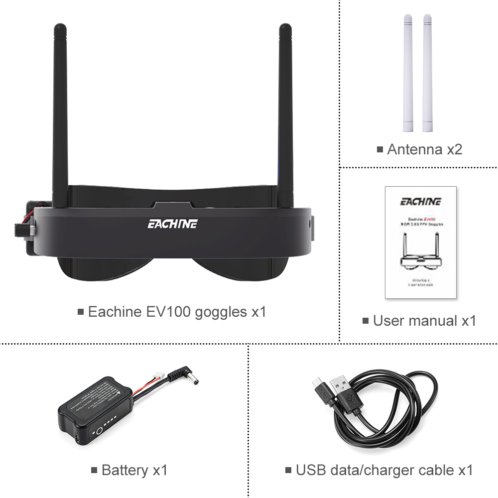 Eachine EV100 720*540 5.8G 72C - Drone Antenna recensione e prezzo