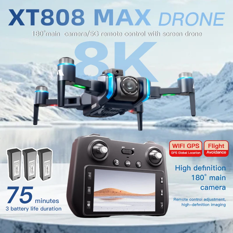 XT808 GPS Drone Professionale  - Drone Gps Mount recensione e prezzo