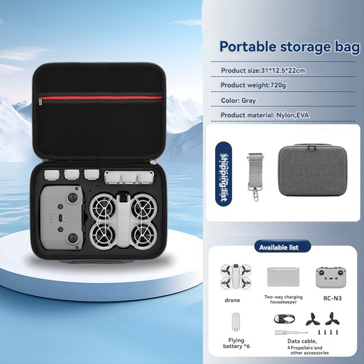 Borsa da trasporto A43M per dr - Drone Battery Strap recensione e prezzo