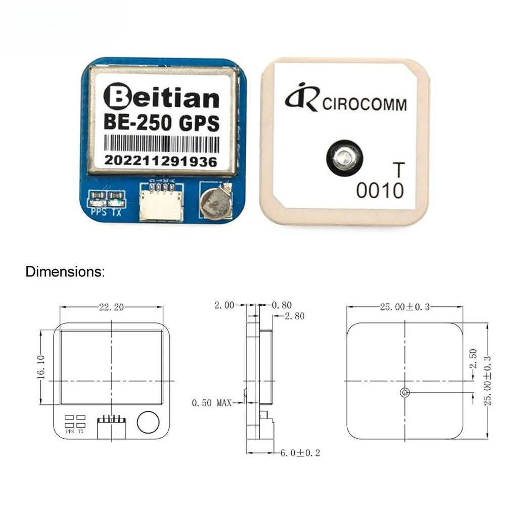 Modulo GPS BEITIAN M10 Modulo  - Drone Gps Module recensione e prezzo