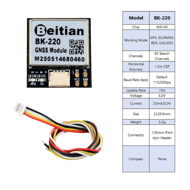Modulo GPS Micro GNSS BK-220 c - Drone Gps Module recensione e prezzo