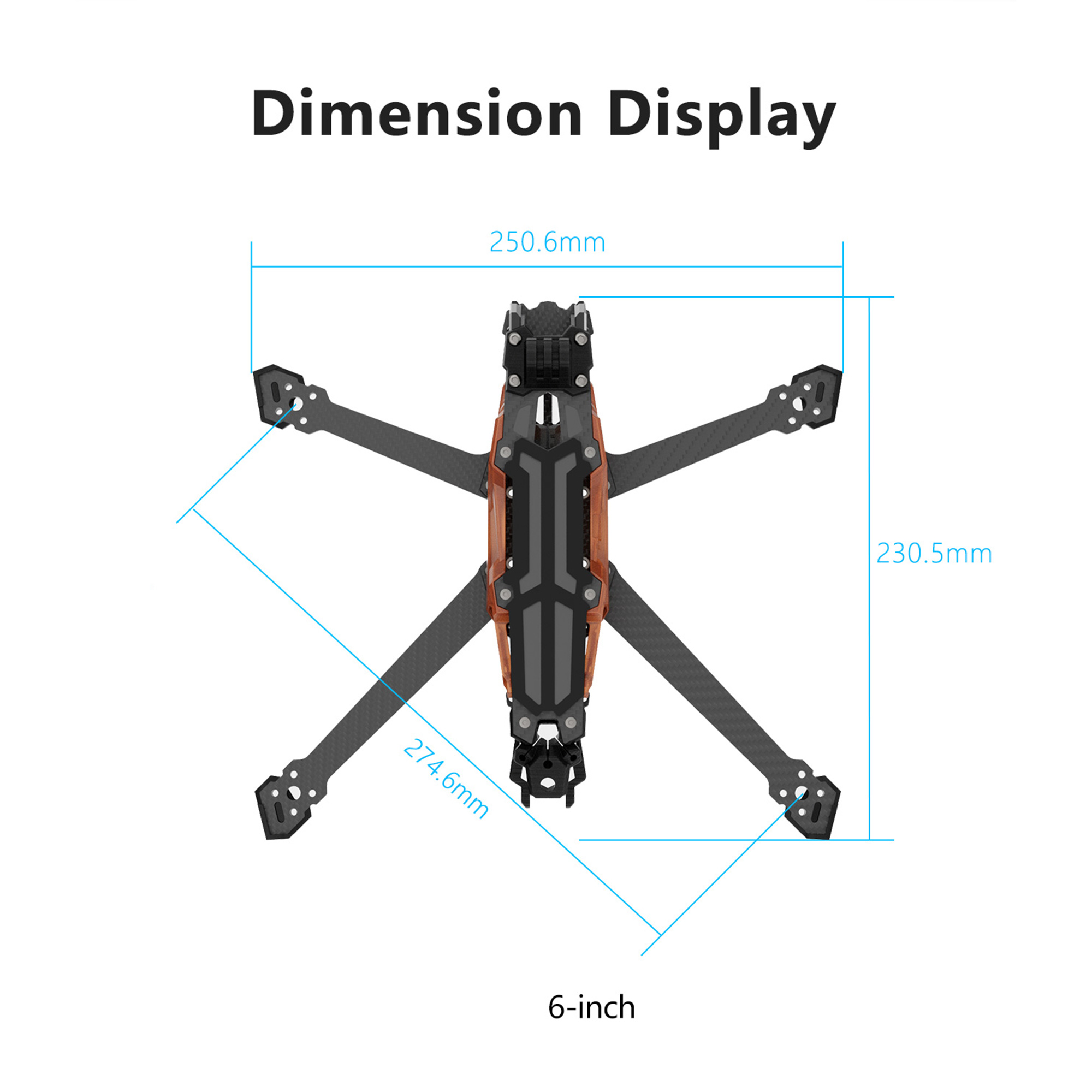 GEPRC GEP-Vapor-D5 D6 O4 Pro T - Drone Landing Gear recensione e prezzo