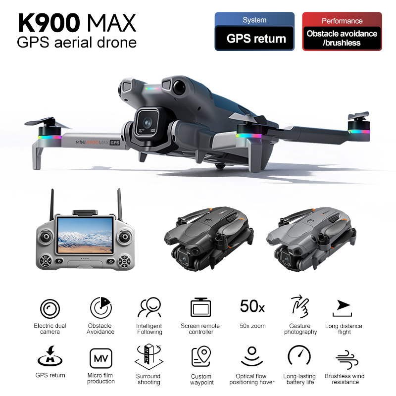 Kit Drone K900 Max con Telecom - Drone Gps Mount recensione e prezzo