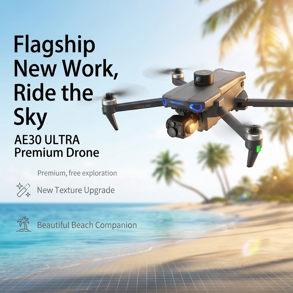 NUOVO Drone GPS AE30 Ultra con - Drone Gimbal recensione e prezzo