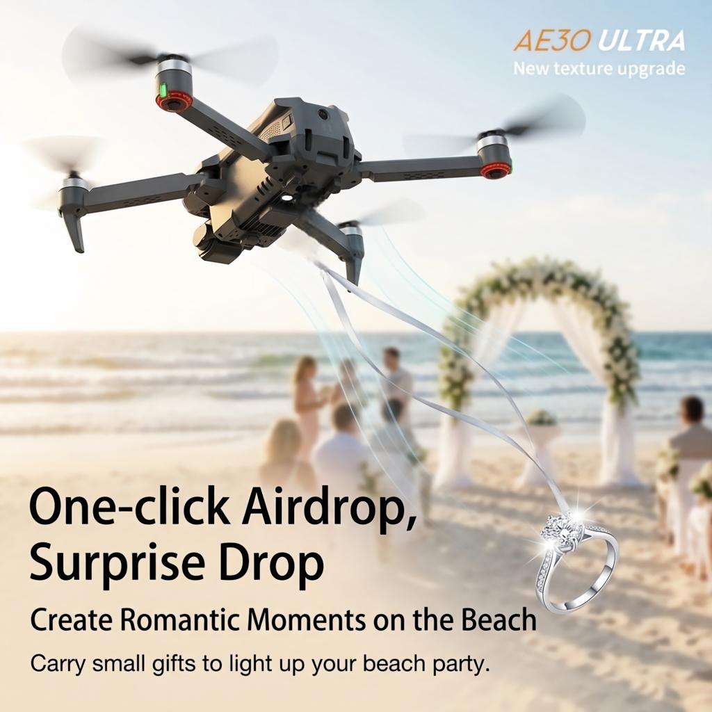NUOVO Drone GPS AE30 Ultra con - Drone Gimbal recensione e prezzo